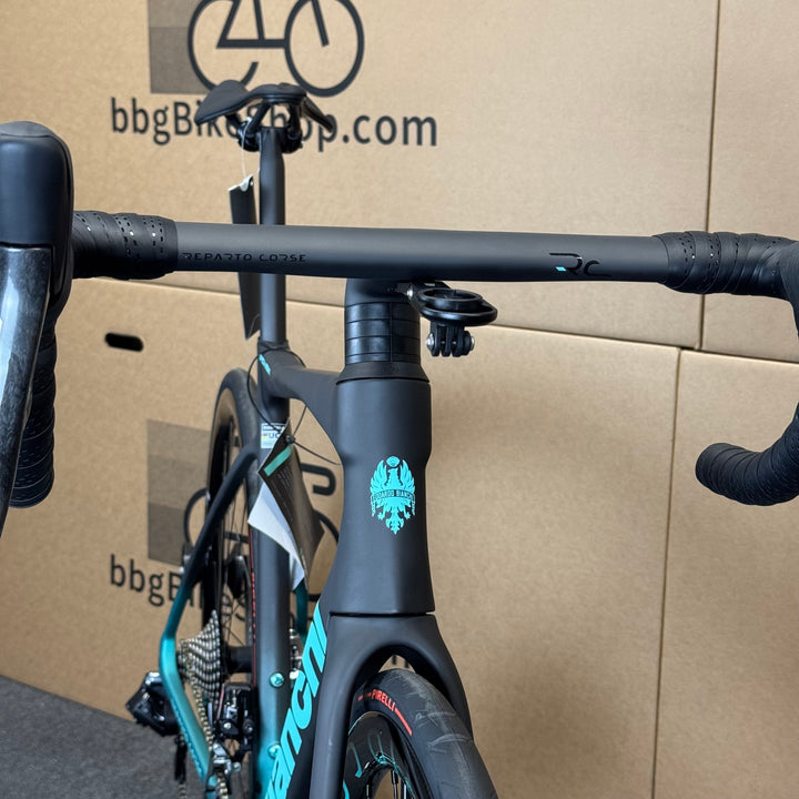 New Bianchi Specialissima RC, SRAM Red eTap AXS, 14 Pounds Climbing Bike, 55cm