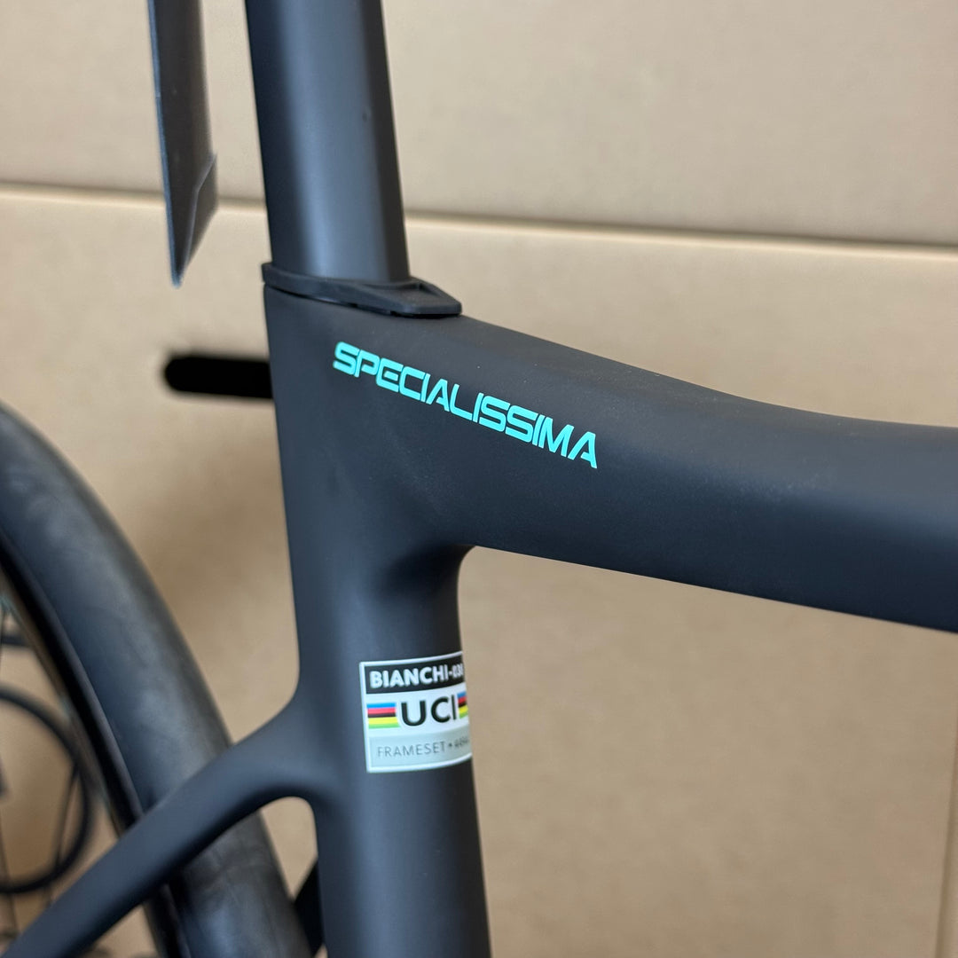 New Bianchi Specialissima RC, SRAM Red eTap AXS, 14 Pounds Climbing Bike, 55cm