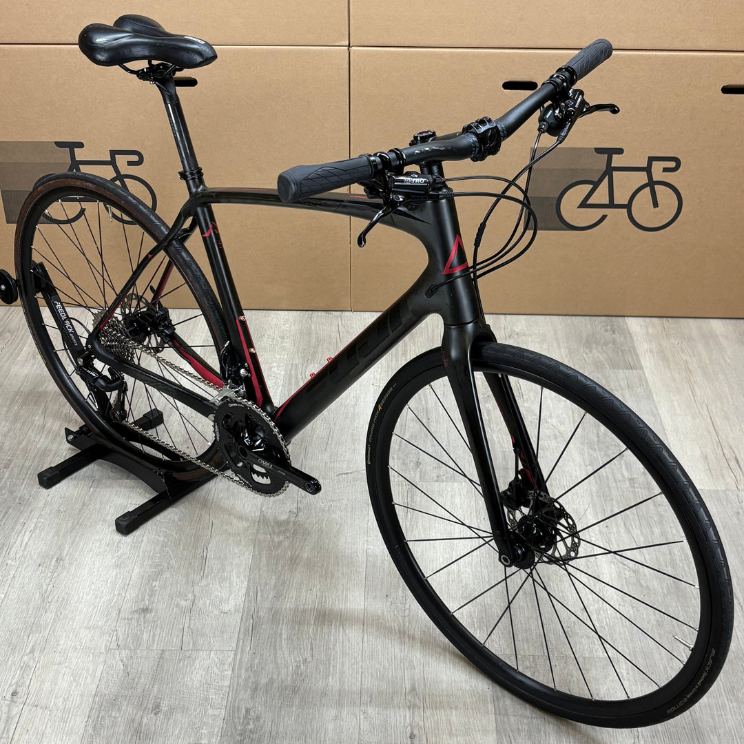 Used Fuji Gran Fondo Forza 1.1, Carbon Flat Bar Road Bike, Shimano 105, 56cm