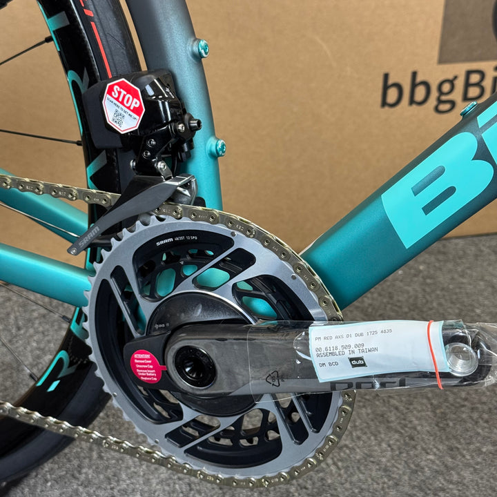 New Bianchi Specialissima RC, SRAM Red eTap AXS, 14 Pounds Climbing Bike, 55cm
