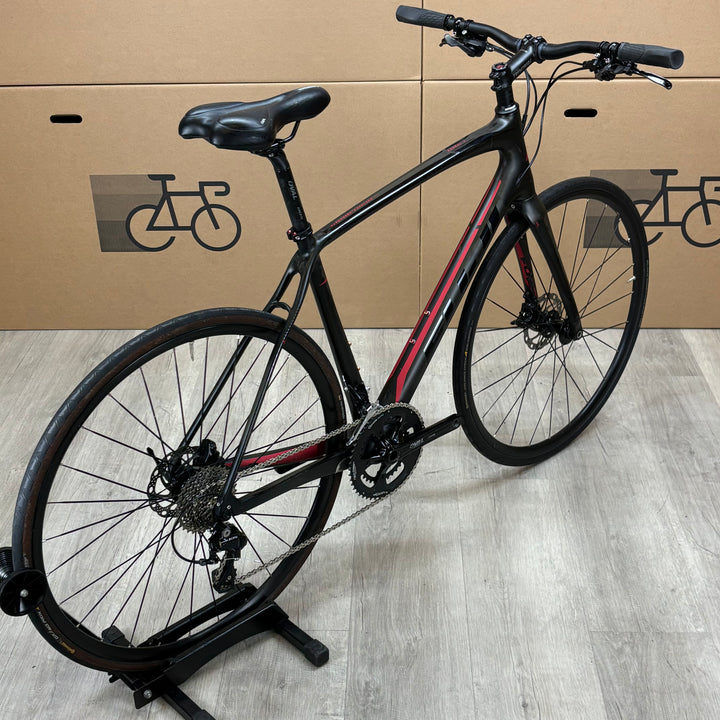 Used Fuji Gran Fondo Forza 1.1, Carbon Flat Bar Road Bike, Shimano 105, 56cm
