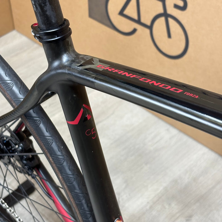 Used Fuji Gran Fondo Forza 1.1, Carbon Flat Bar Road Bike, Shimano 105, 56cm