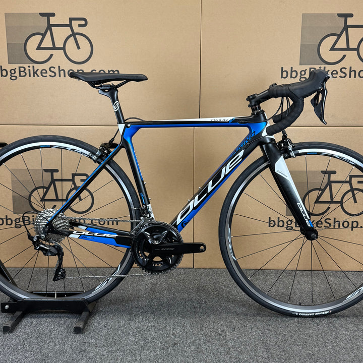 Used Blue Axino EX, 11-speed Shimano 105, Carbon Fiber Road Bike-2017, 52cm
