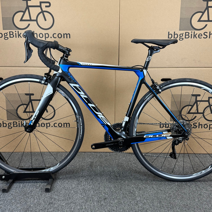Used Blue Axino EX, 11-speed Shimano 105, Carbon Fiber Road Bike-2017, 52cm