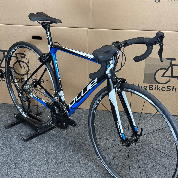Used Blue Axino EX, 11-speed Shimano 105, Carbon Fiber Road Bike-2017, 52cm
