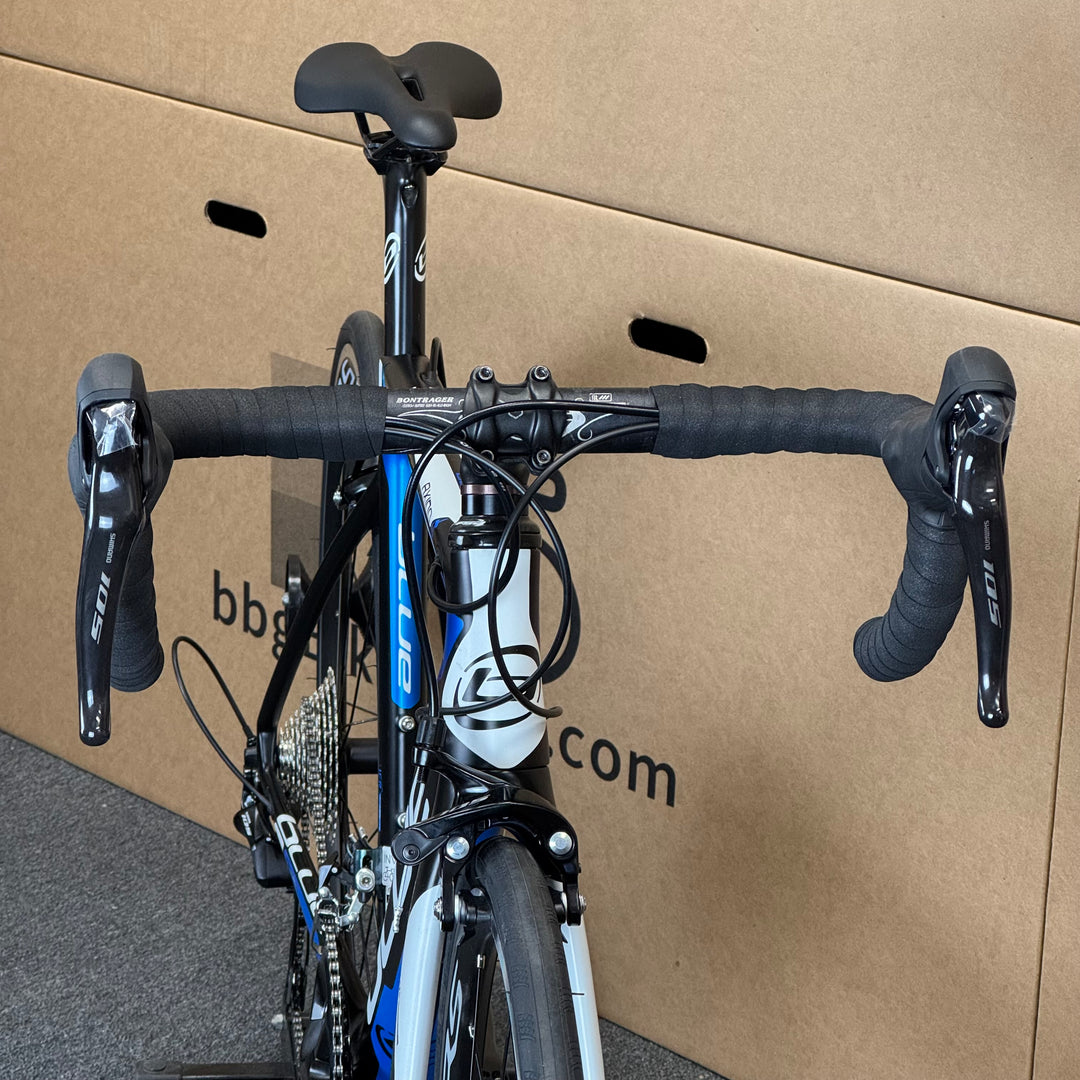 Used Blue Axino EX, 11-speed Shimano 105, Carbon Fiber Road Bike-2017, 52cm