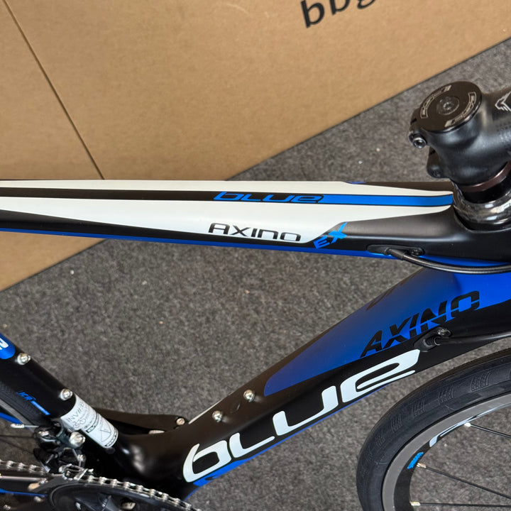 Used Blue Axino EX, 11-speed Shimano 105, Carbon Fiber Road Bike-2017, 52cm