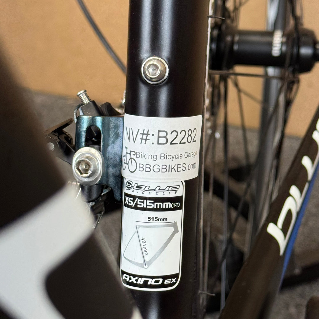 Used Blue Axino EX, 11-speed Shimano 105, Carbon Fiber Road Bike-2017, 52cm