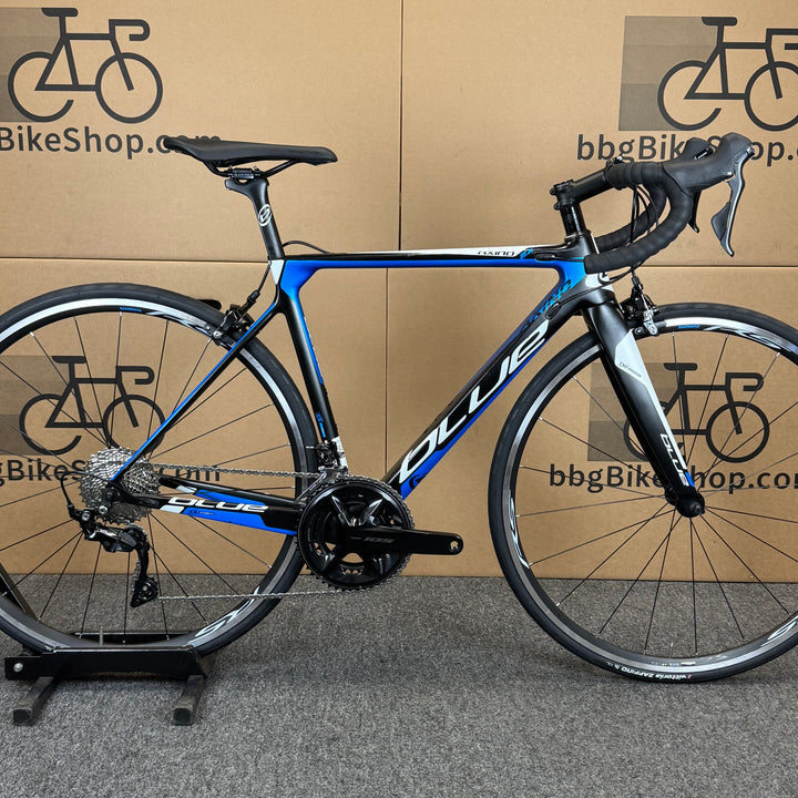Used Blue Axino EX, 11-speed Shimano 105, Carbon Fiber Road Bike-2017, 52cm