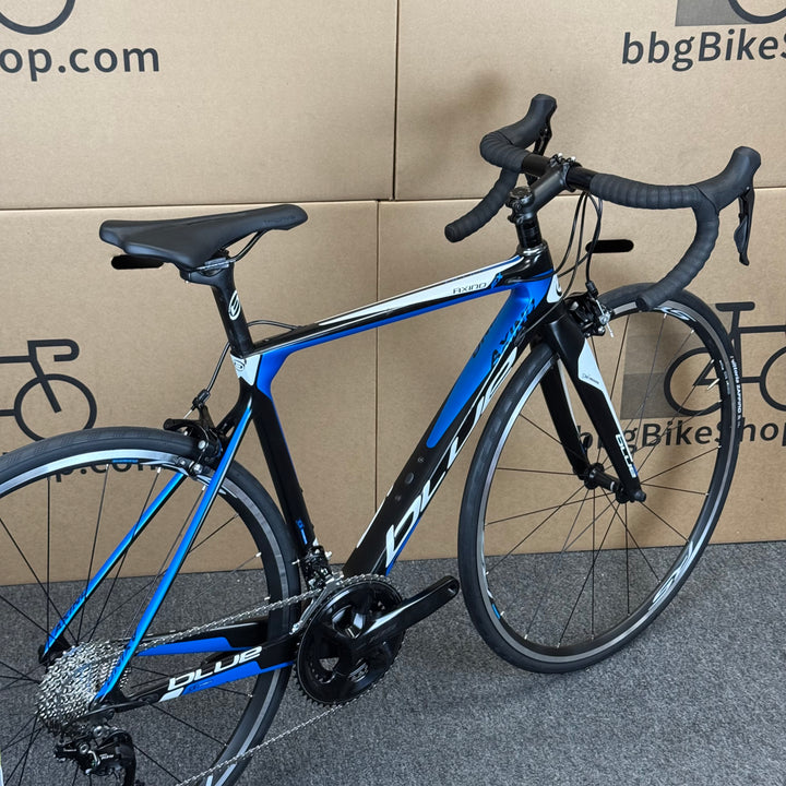 Used Blue Axino EX, 11-speed Shimano 105, Carbon Fiber Road Bike-2017, 52cm