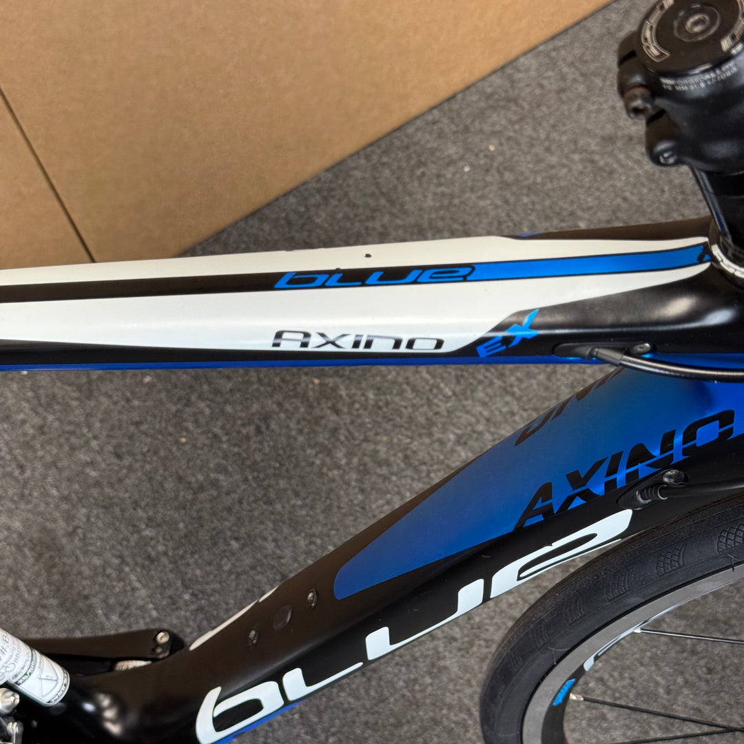 Used Blue Axino EX, 11-speed Shimano 105, Carbon Fiber Road Bike-2017, 52cm