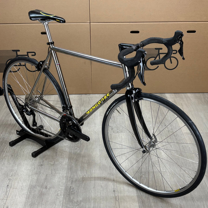 Used Mongoose Pro, 3Al/2.5V Titanium Road Bike, Shimano 105 11-Speed, 56cm