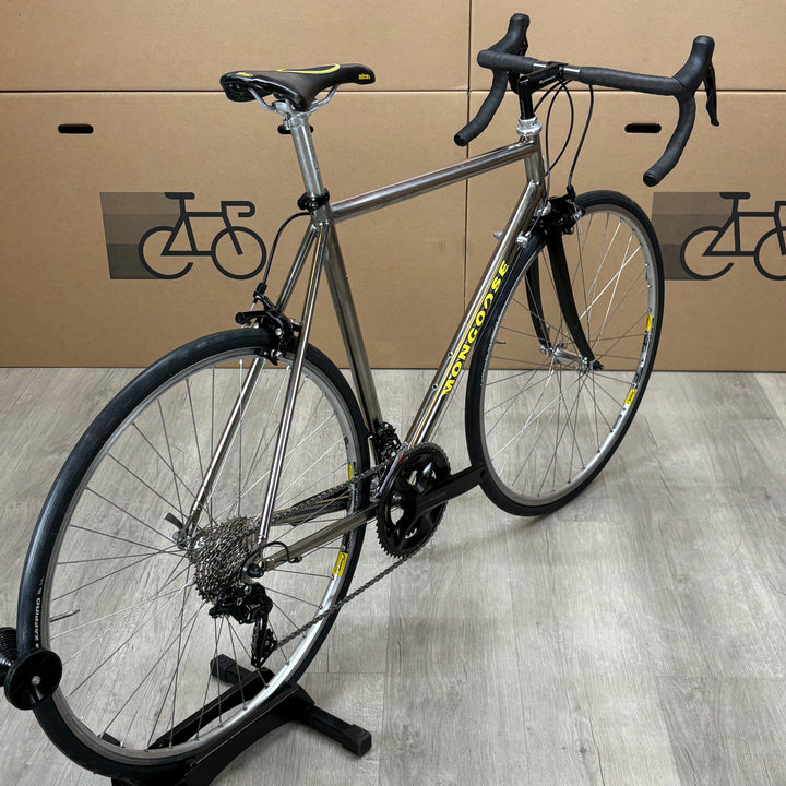 Used Mongoose Pro, 3Al/2.5V Titanium Road Bike, Shimano 105 11-Speed, 56cm