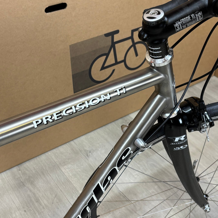 Used Douglas Precision Ti, 3Al/2.5V Titanium Road Bike, Shimano 105 11-Spd, 56cm