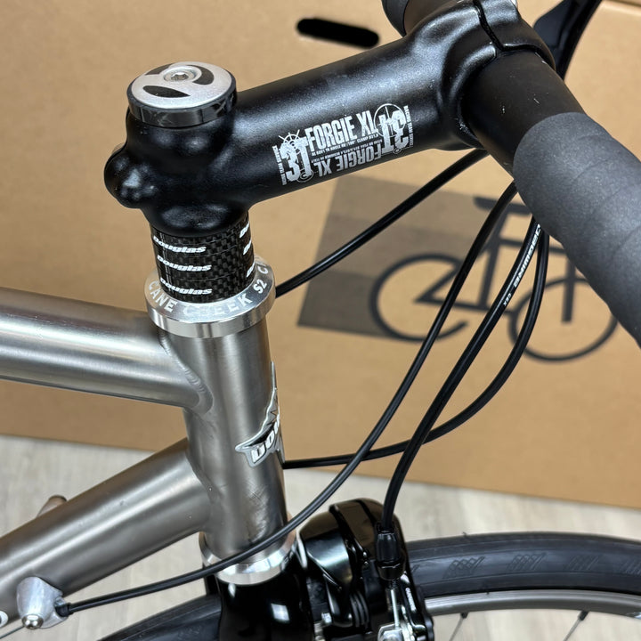 Used Douglas Precision Ti, 3Al/2.5V Titanium Road Bike, Shimano 105 11-Spd, 56cm