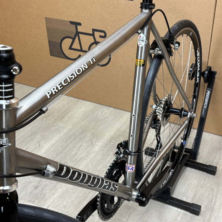 Used Douglas Precision Ti, 3Al/2.5V Titanium Road Bike, Shimano 105 11-Spd, 56cm