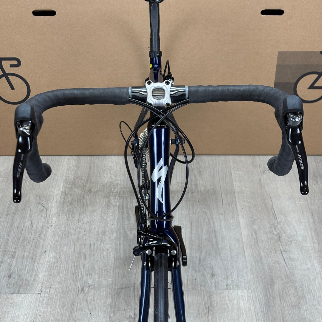 Used Specialized Roubaix Expert, Carbon Road Bike Shimano 105 11-Speed, 58cm XL