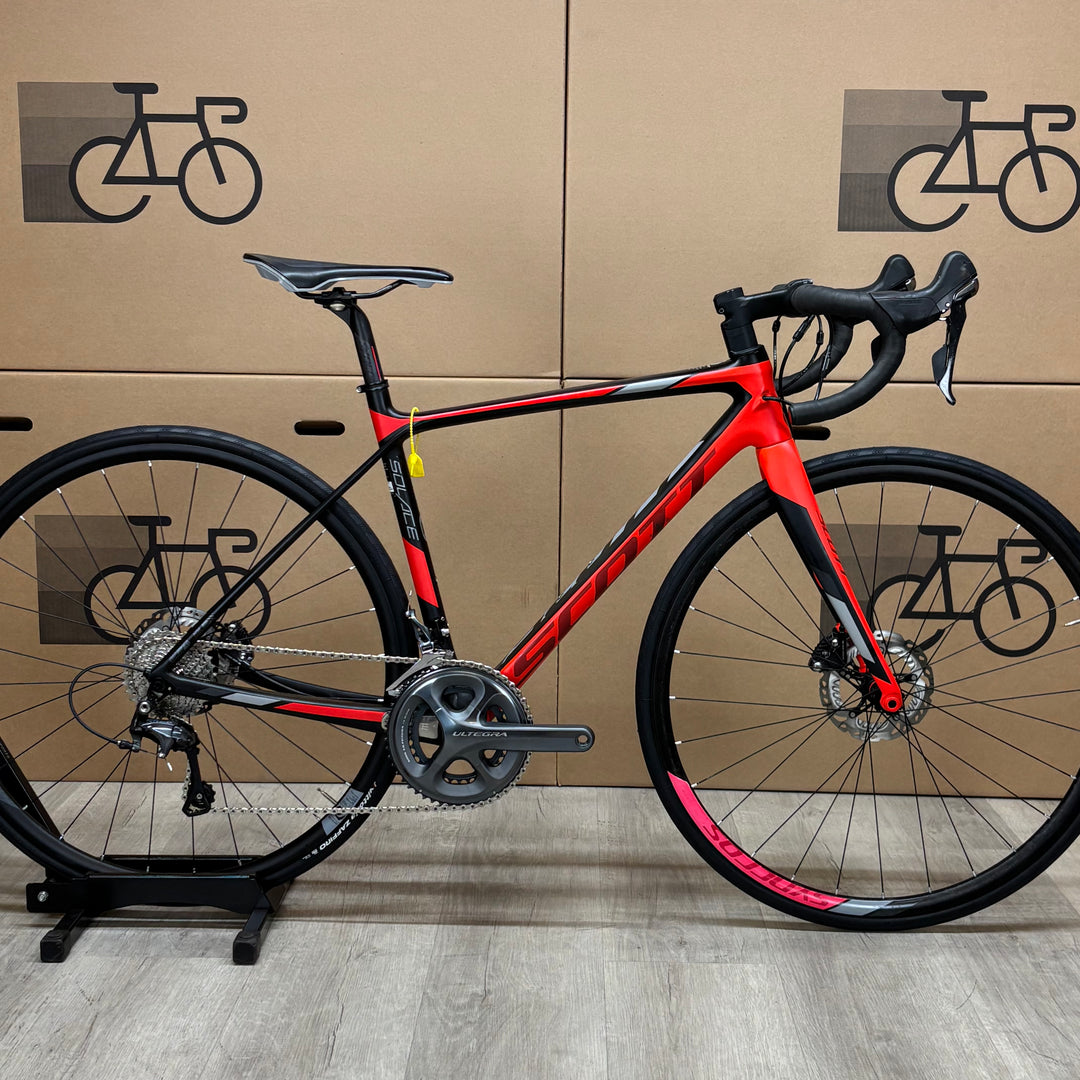 Used Scott Solace 10 Disc, Carbon Road Bike, Shimano Ultegra 11-Speed, XS 52cm