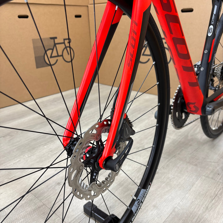 Used Scott Solace 10 Disc, Carbon Road Bike, Shimano Ultegra 11-Speed, XS 52cm