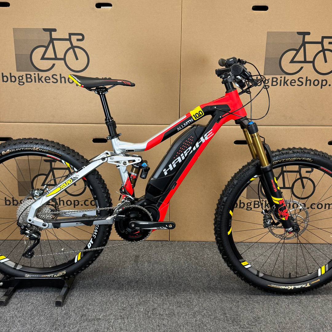 Used Haibike XDURO AllMtn 10.0, E-Bike Mountain Bike-2018, Small