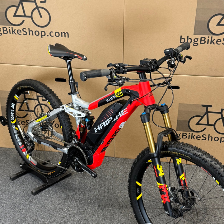 Used Haibike XDURO AllMtn 10.0, E-Bike Mountain Bike-2018, Small