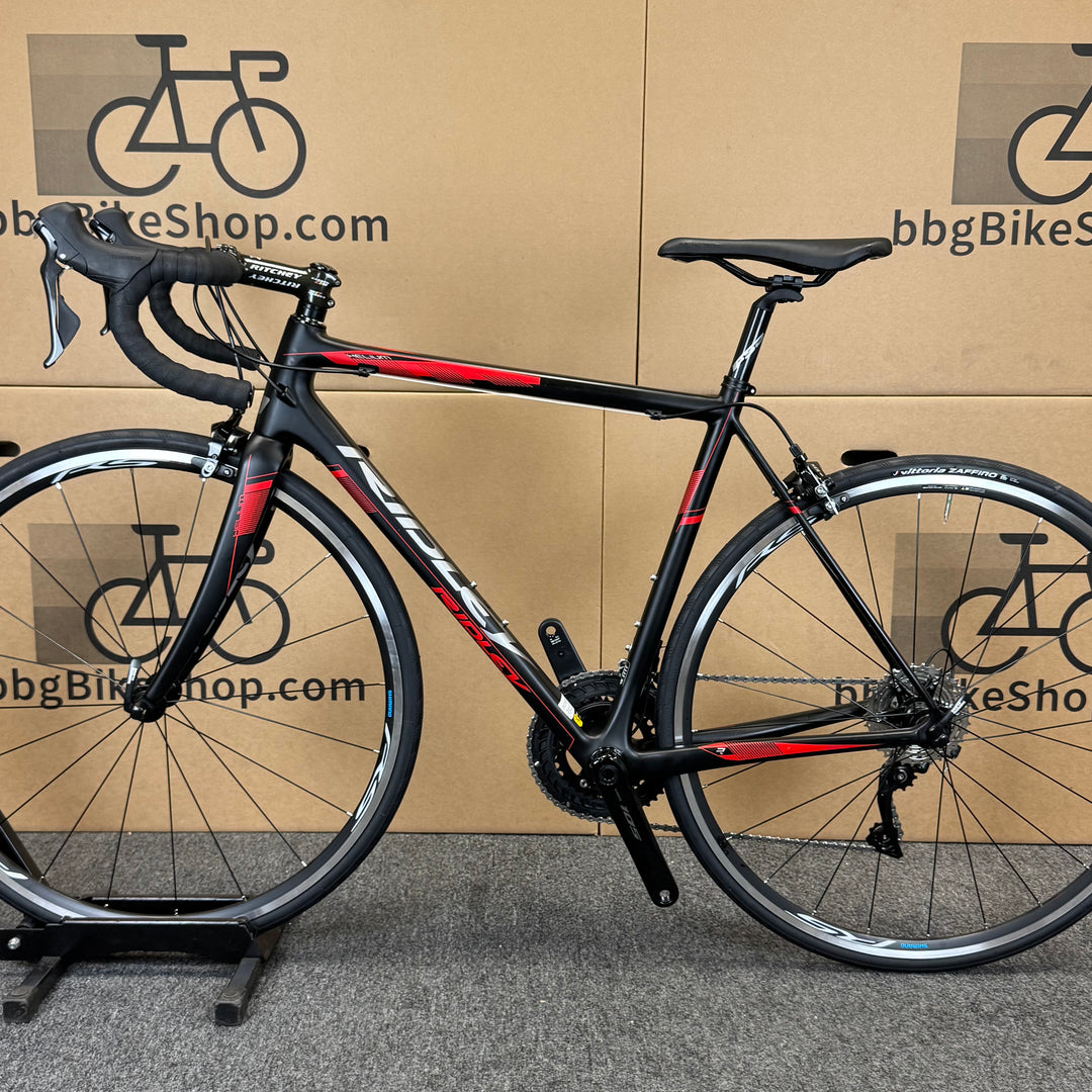 Used Ridley Helium, 11-speed Shimano 105, Carbon Fiber Road Bike-2015, 54cm (