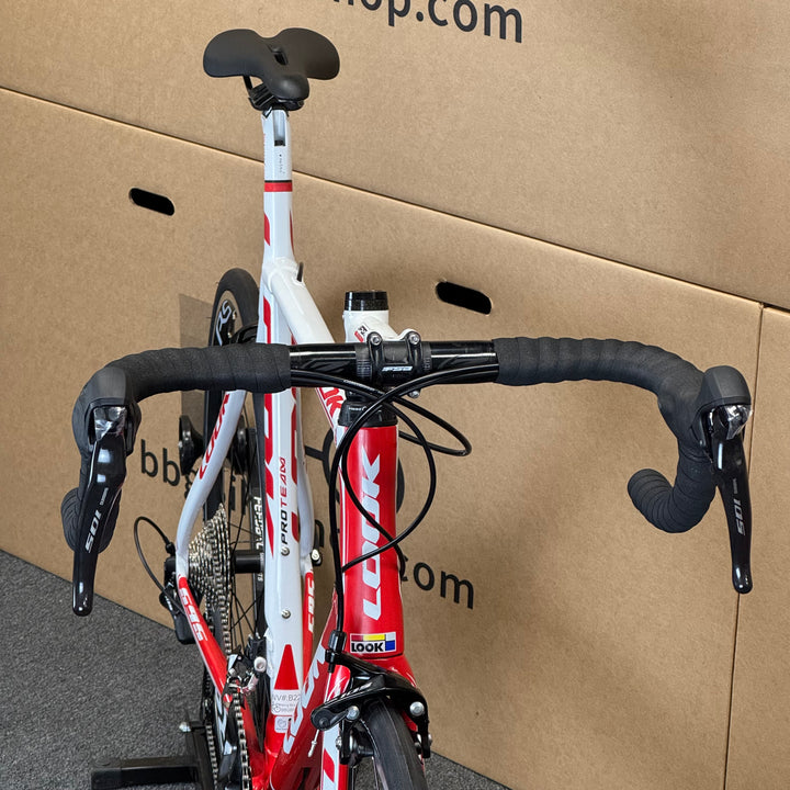Used Look 595, 11-speed Shimano 105, Carbon Fiber Road Bike-2011, 58cm