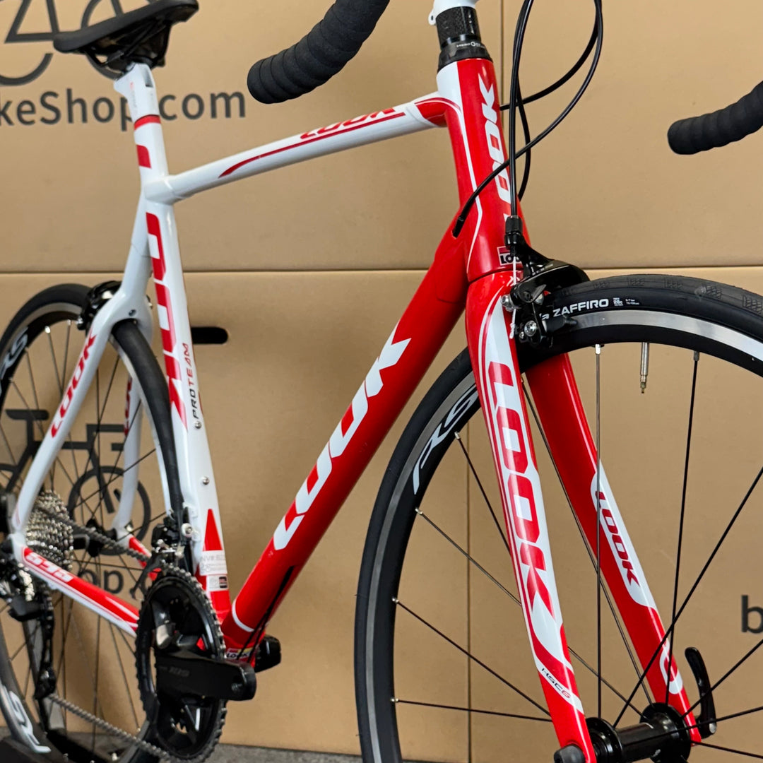 Used Look 595, 11-speed Shimano 105, Carbon Fiber Road Bike-2011, 58cm