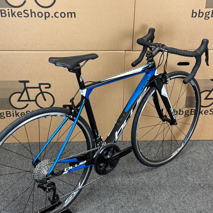Used Blue Axino EX, 11-speed Shimano 105, Carbon Fiber Road Bike-2017, 52cm (