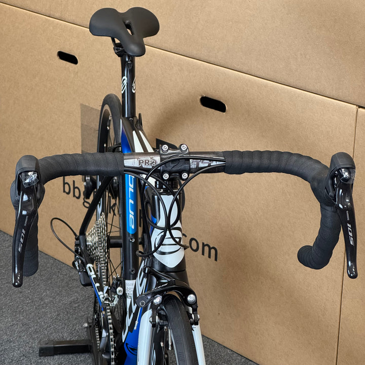 Used Blue Axino EX, 11-speed Shimano 105, Carbon Fiber Road Bike-2017, 52cm (