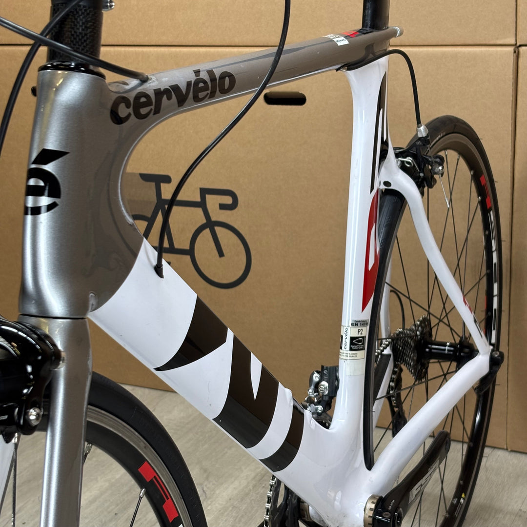 Used Cervelo P2, Shimano Ultegra, Carbon Fiber Triathlon Bike, 58cm