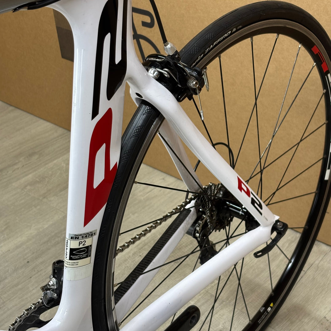 Used Cervelo P2, Shimano Ultegra, Carbon Fiber Triathlon Bike, 58cm
