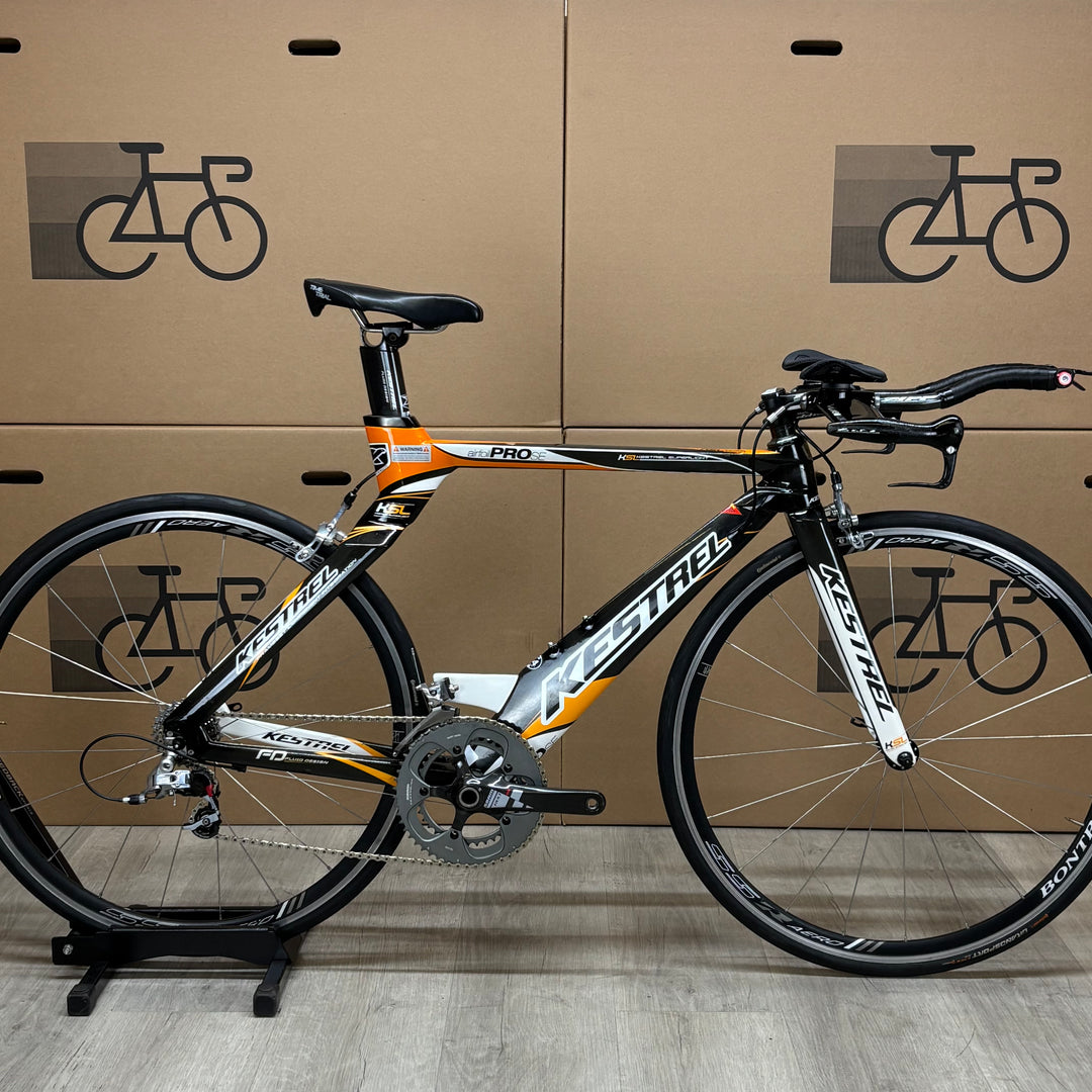 Used Kestrel Airfoil Pro SL, SRAM Red, Triathlon Carbon Fiber Bike, 54cm