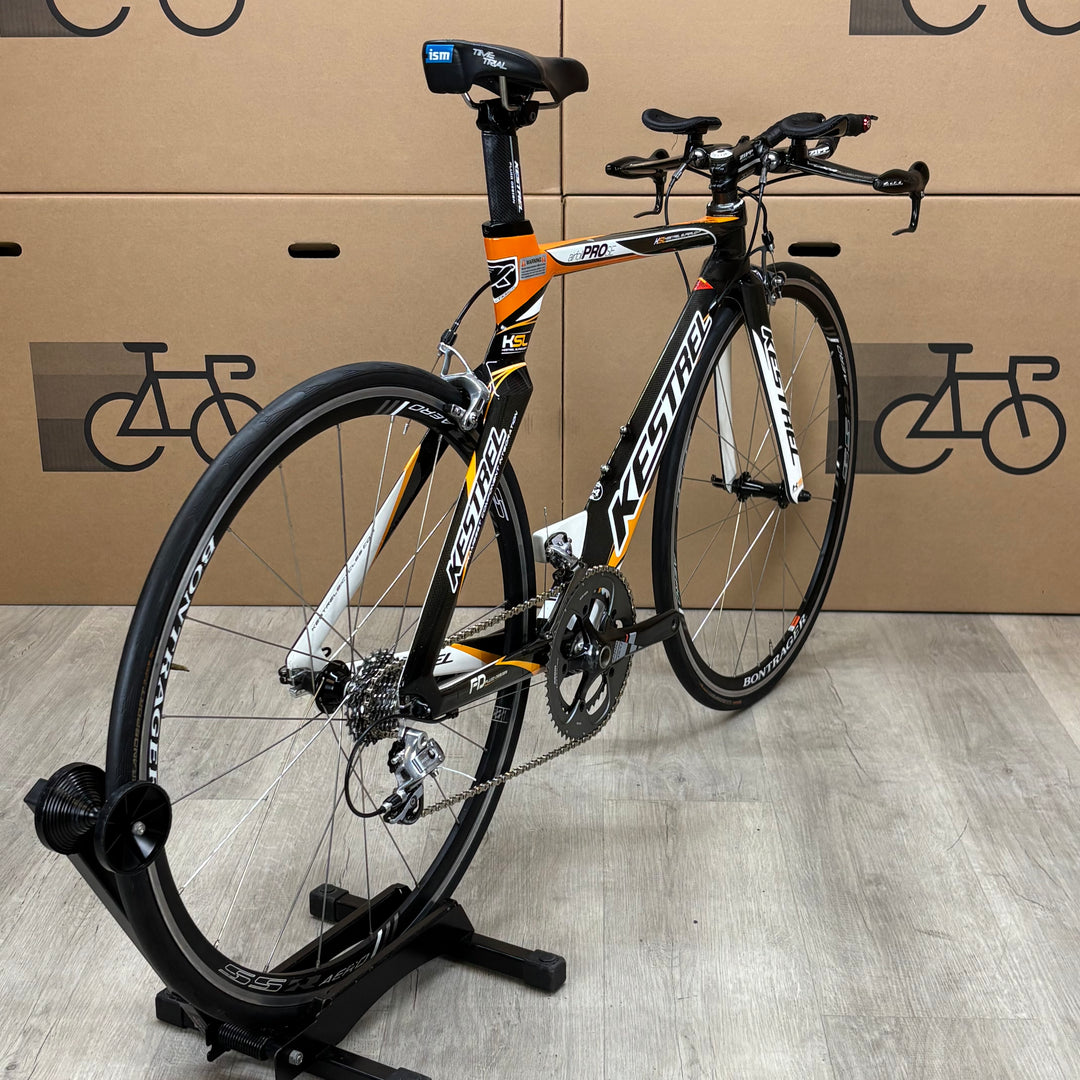 Used Kestrel Airfoil Pro SL, SRAM Red, Triathlon Carbon Fiber Bike, 54cm