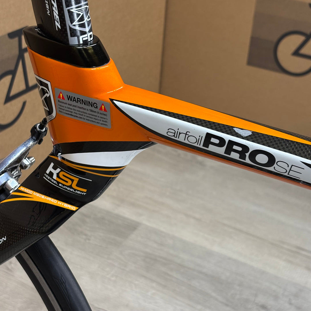 Used Kestrel Airfoil Pro SL, SRAM Red, Triathlon Carbon Fiber Bike, 54cm