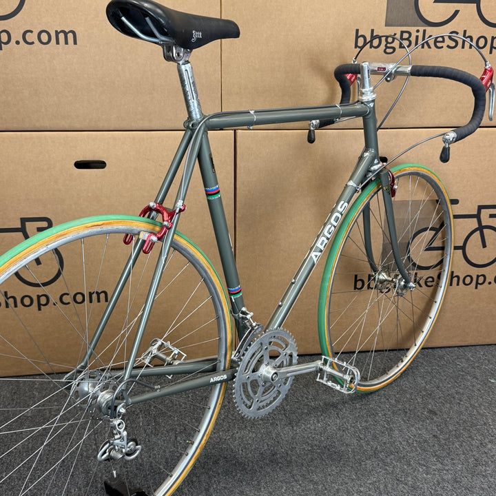 Argos, Hand-Built 531 Reynolds Steel, British Vintage Luxury Road Bike-1980s