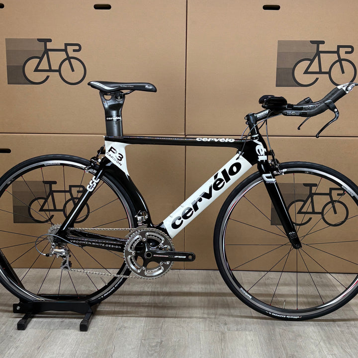 Used Cervelo P3, Shimano Dura-Ace, Carbon Fiber Triathlon Bike, 56cm