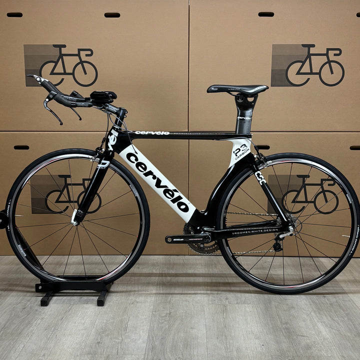 Used Cervelo P3, Shimano Dura-Ace, Carbon Fiber Triathlon Bike, 56cm