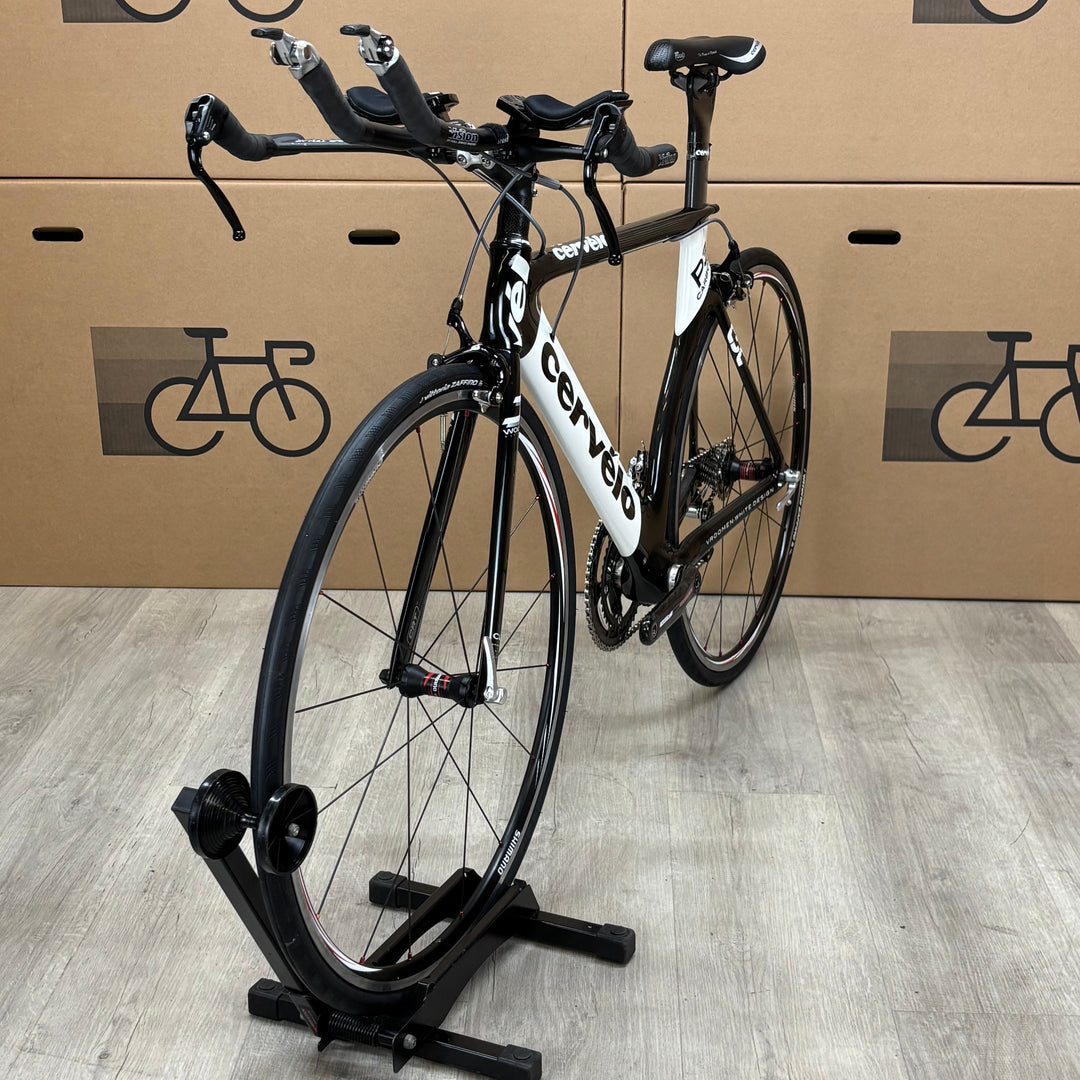 Used Cervelo P3, Shimano Dura-Ace, Carbon Fiber Triathlon Bike, 56cm