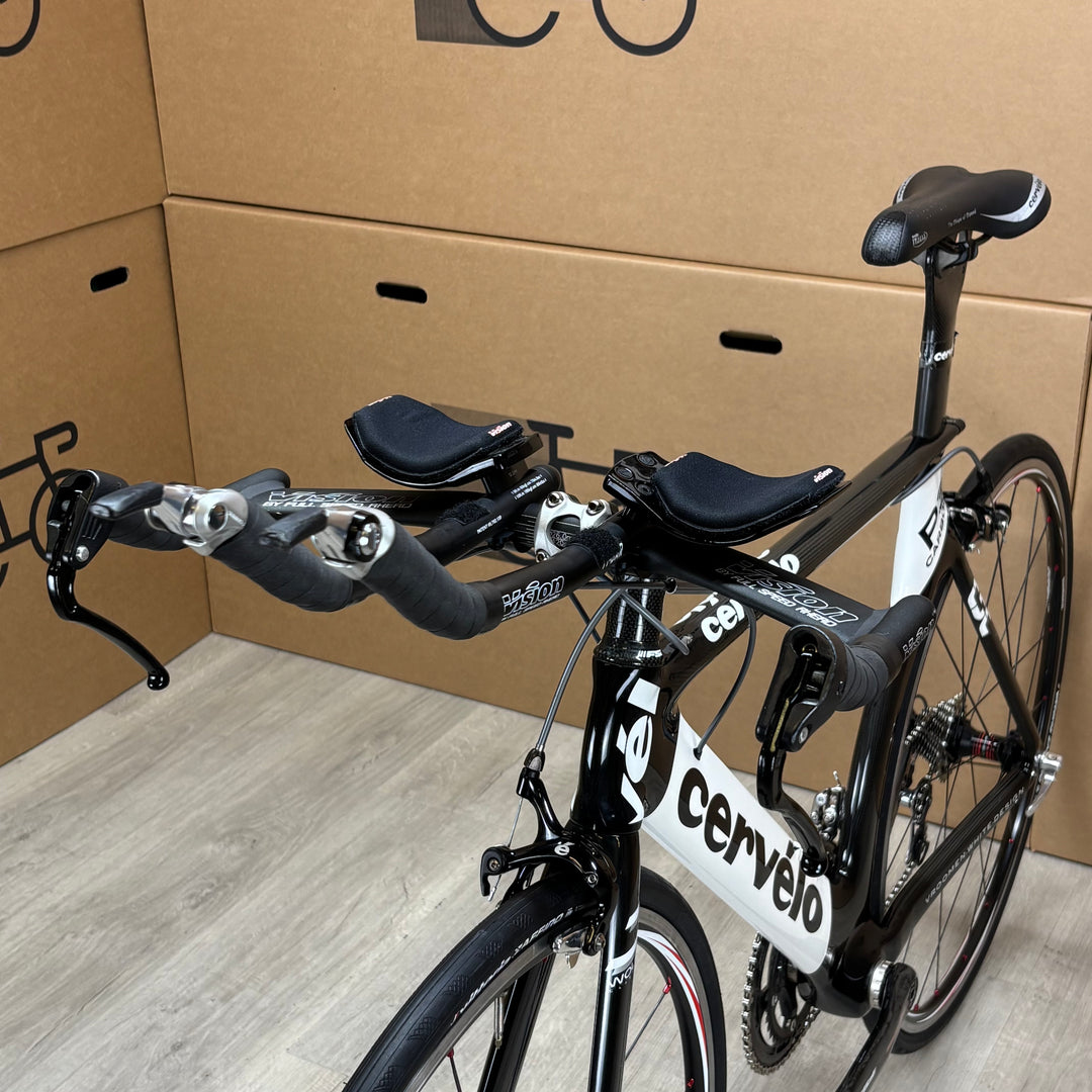 Used Cervelo P3, Shimano Dura-Ace, Carbon Fiber Triathlon Bike, 56cm