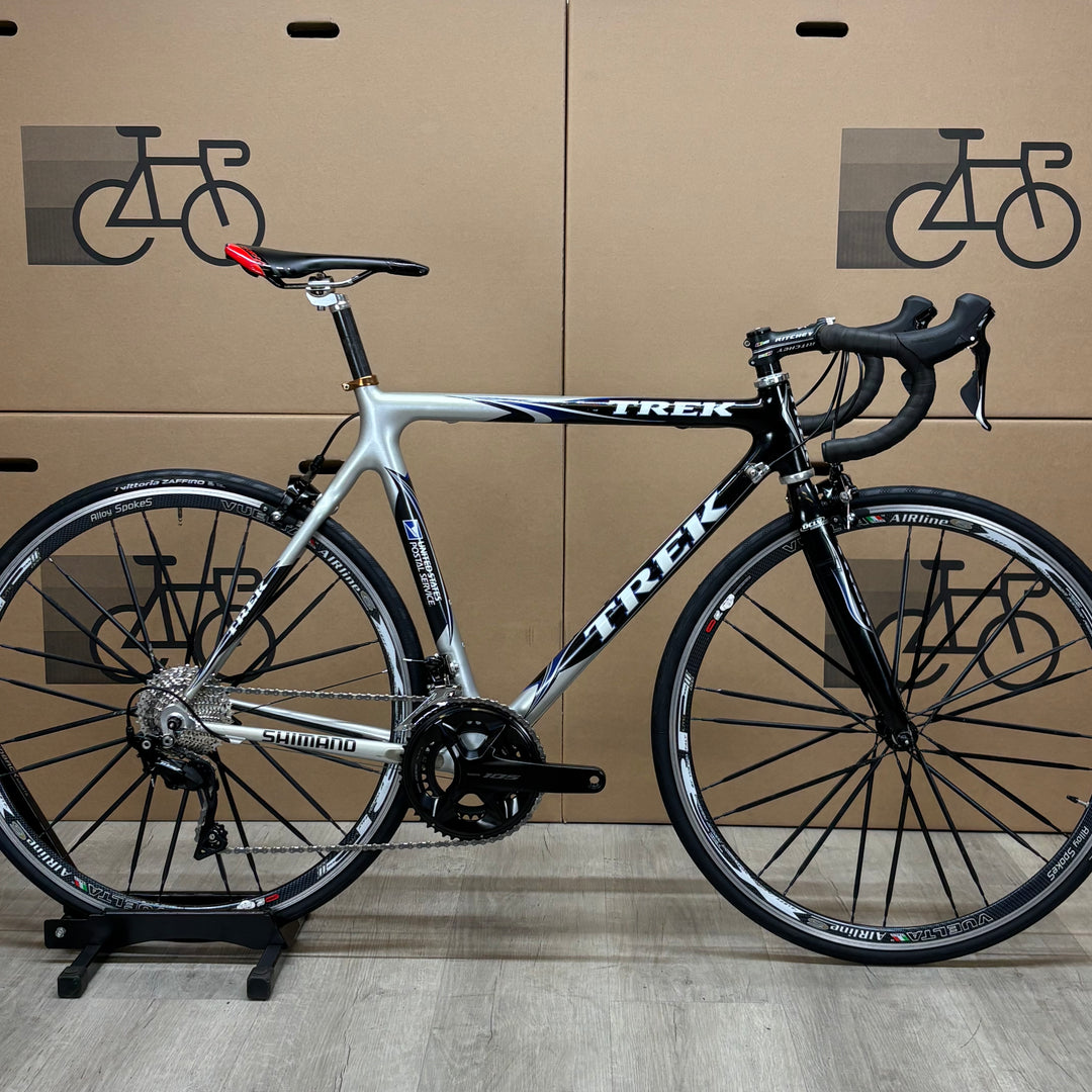 Used Trek 5200 USPS, 11-speed Shimano 105, Carbon Fiber Road Bike-2003, 56cm