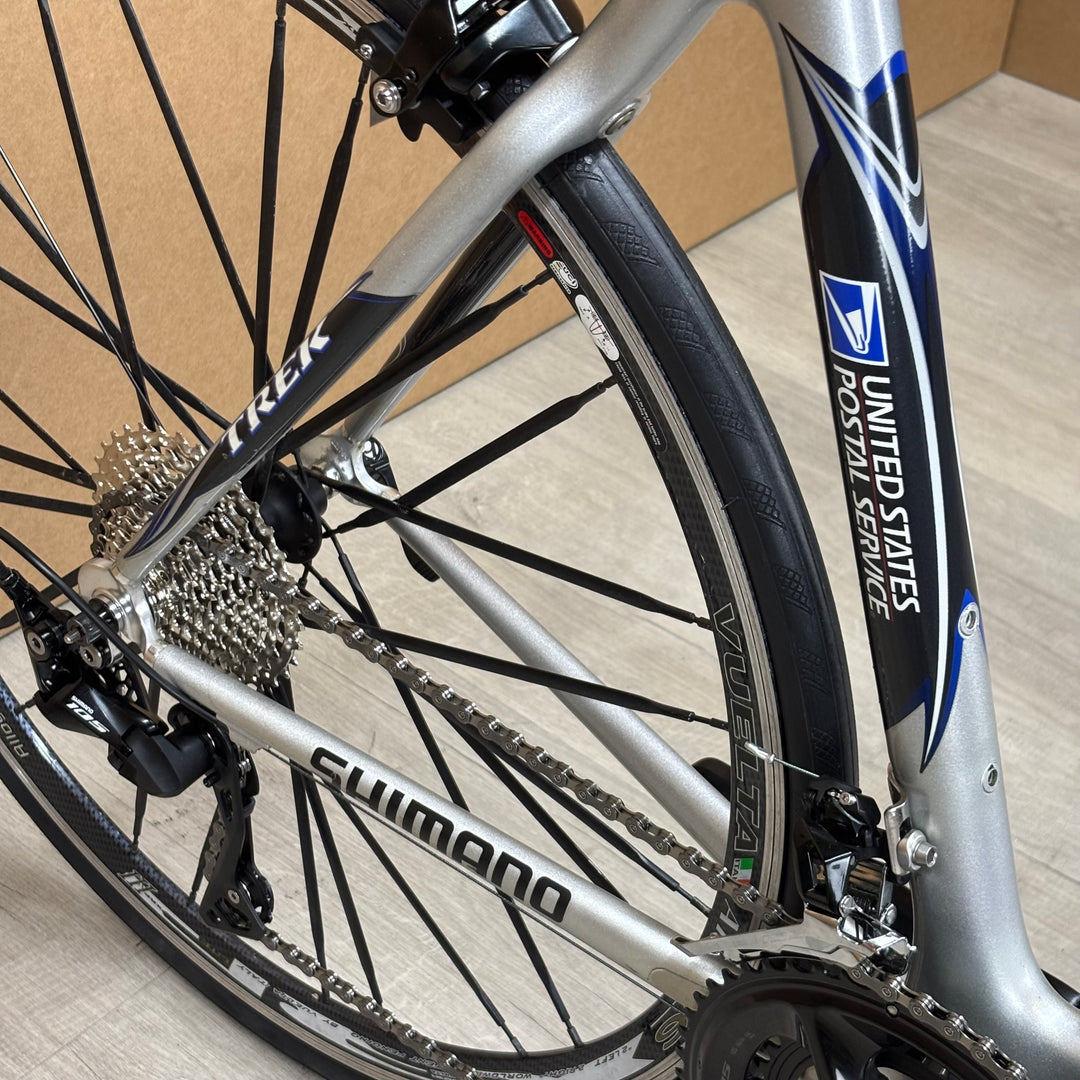 Used Trek 5200 USPS, 11-speed Shimano 105, Carbon Fiber Road Bike-2003, 56cm
