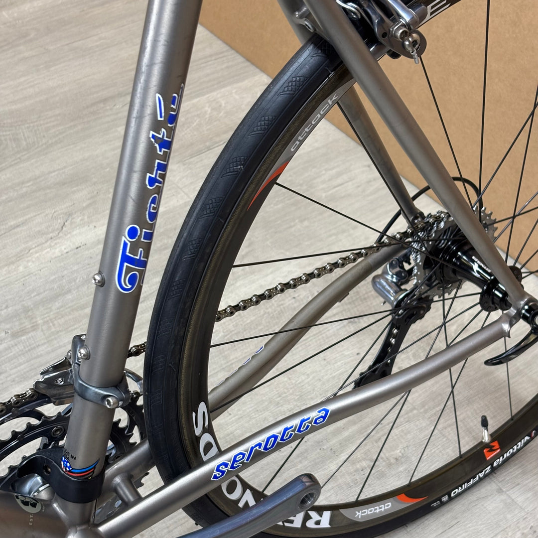 Used Serotta Fierte Ti, Titanium Road Bike, Campagnolo Centaur, Reynolds, 58cm