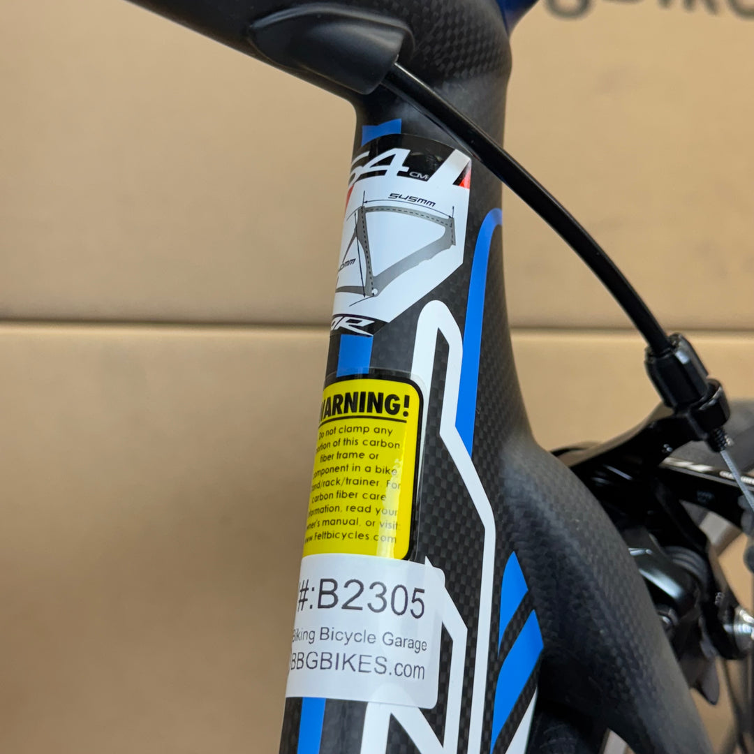 Used Felt AR1 Team Issue, 11-speed Shimano 105, Carbon Road Bike-2010, 54cm
