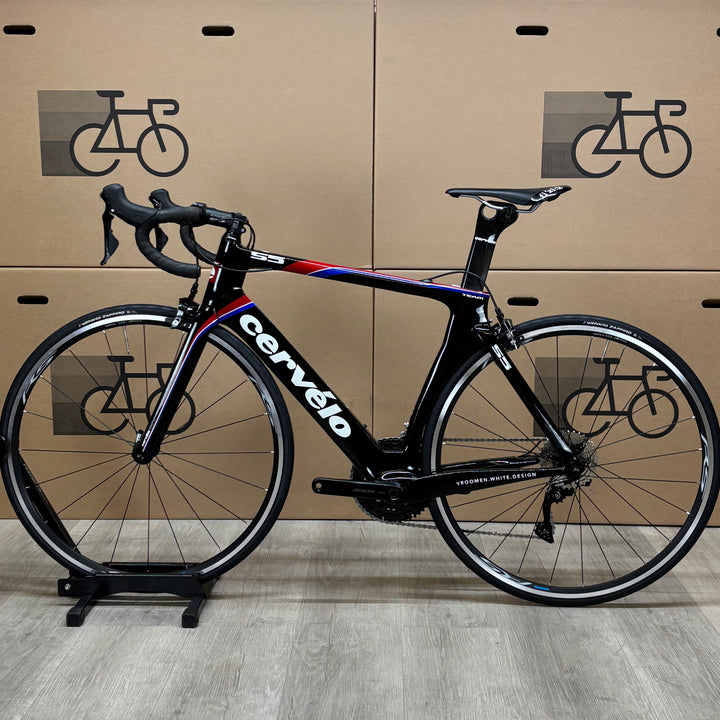 Used Cervelo S5 Team, Carbon Fiber Aero Road Bike, Shimano 105 11-Speed, 56cm