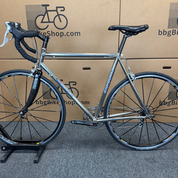 Used Vintage Italian Giordana Titanium Road Bike, full Dura-Ace, 56cm