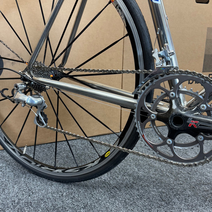Used Vintage Italian Giordana Titanium Road Bike, full Dura-Ace, 56cm