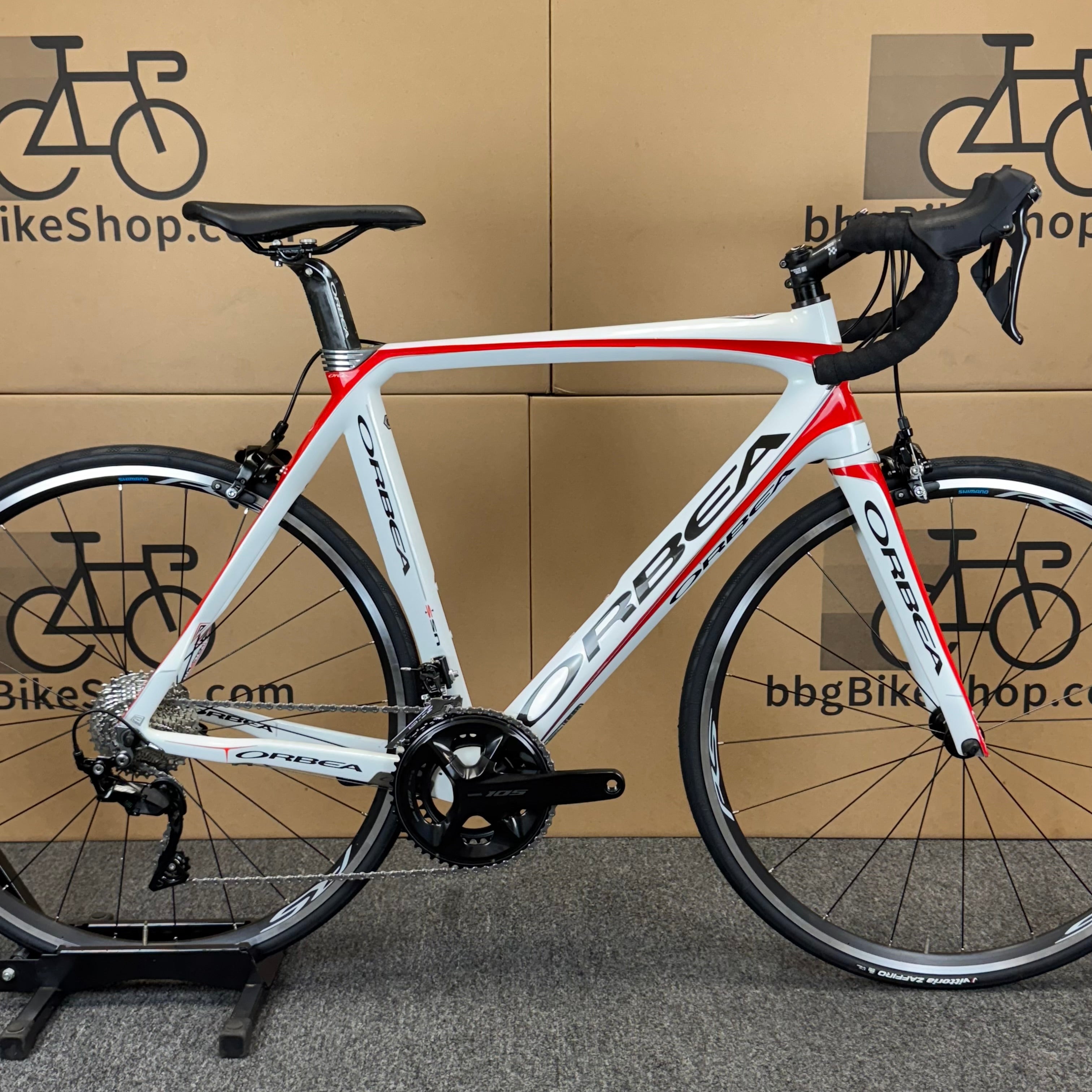 Used Orbea Orca, 11-speed Shimano 105, Carbon Fiber Road Bike-2012