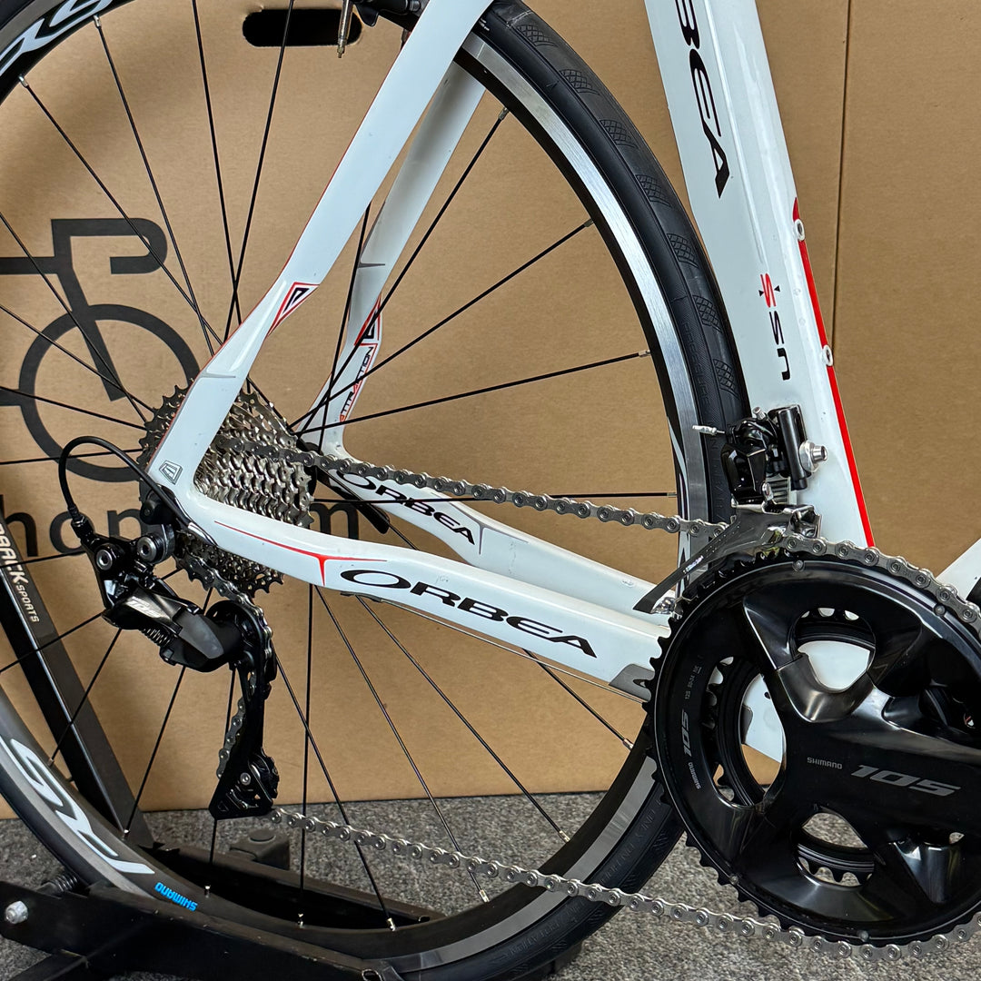 Used Orbea Orca, 11-speed Shimano 105, Carbon Fiber Road Bike-2012, 57cm