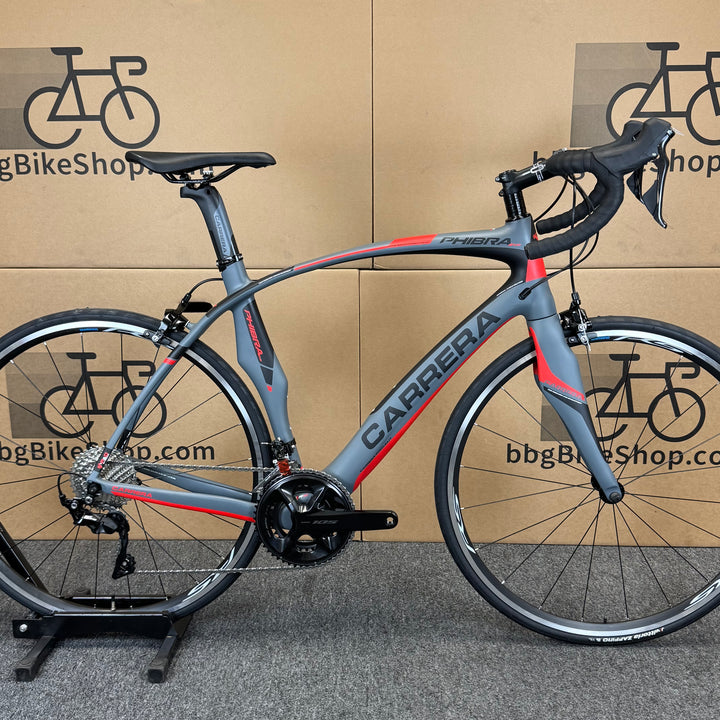 Used Carrera Phibra Evo, 11-speed Shimano 105, Carbon Fiber Road Bike-2018, 58cm